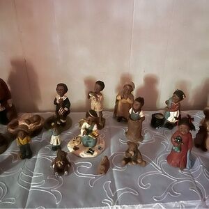 Brown and Red Doll Collection with Accessories